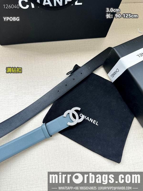 Chanel belt 30mmX90-125cm 8L11