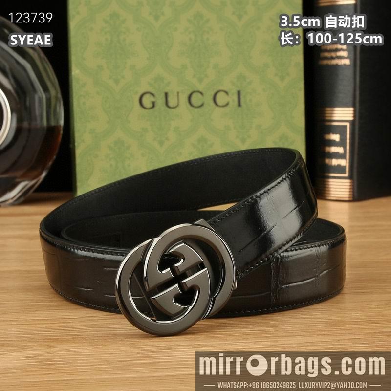 Gucci belt 35mmX100-125cm 8L59
