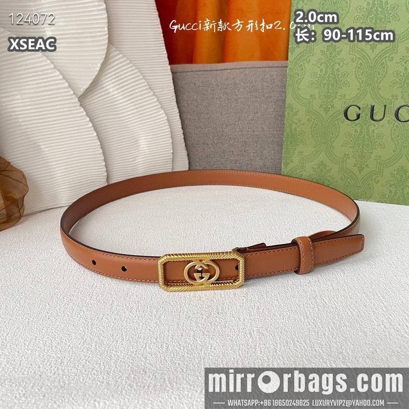 Gucci belt 20mmX90-115cm 8L20