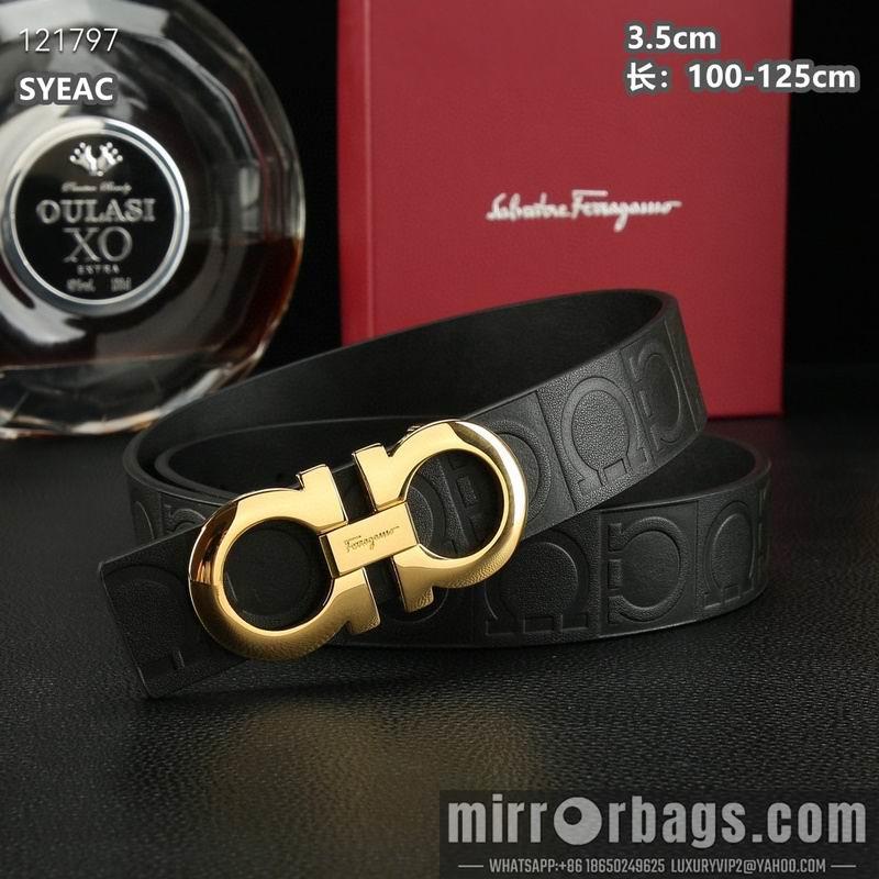 Ferragamo belt 35mmX100-125cm 8L76