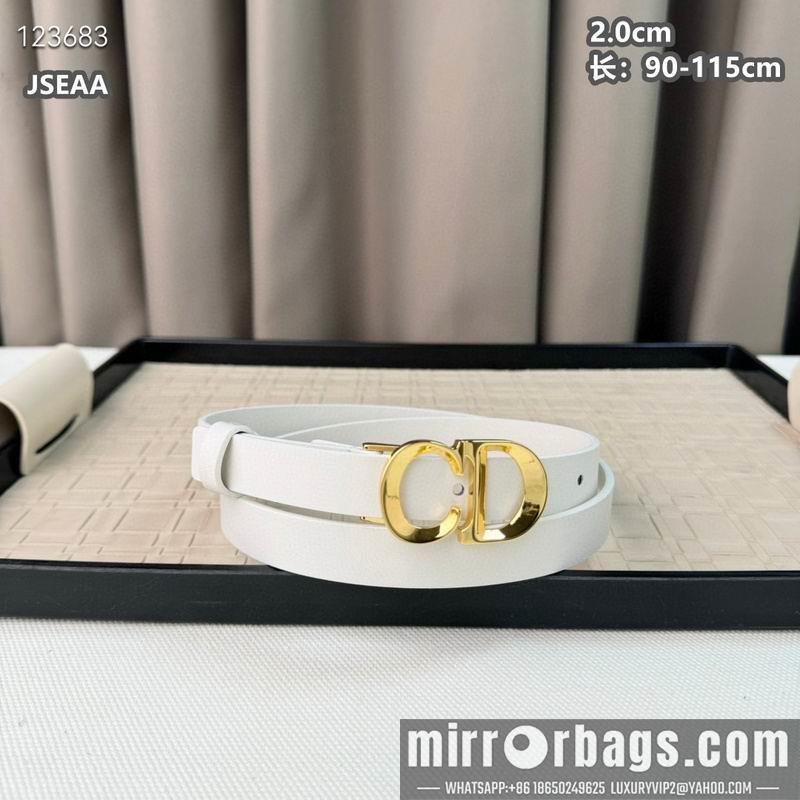 Dior belt 20mmX90-115cm 8L19