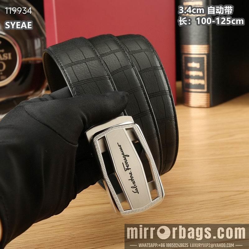 Ferragamo belt 34mmX100-125cm 8L05