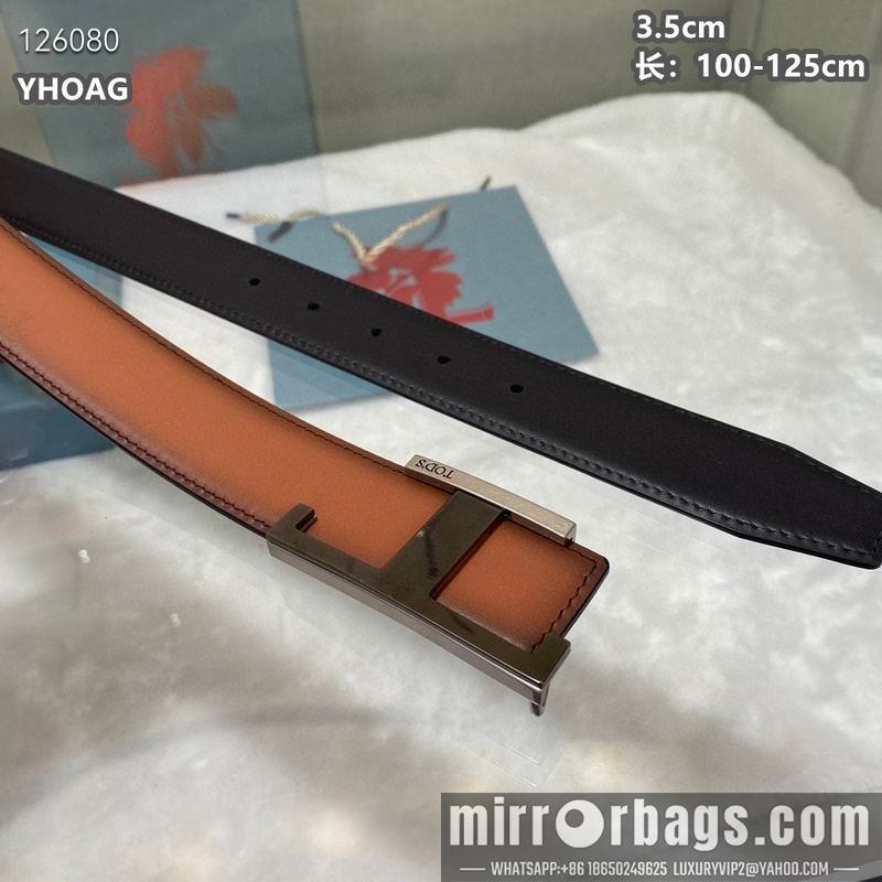 Tod's belt 35mmX100-125cm 8L06