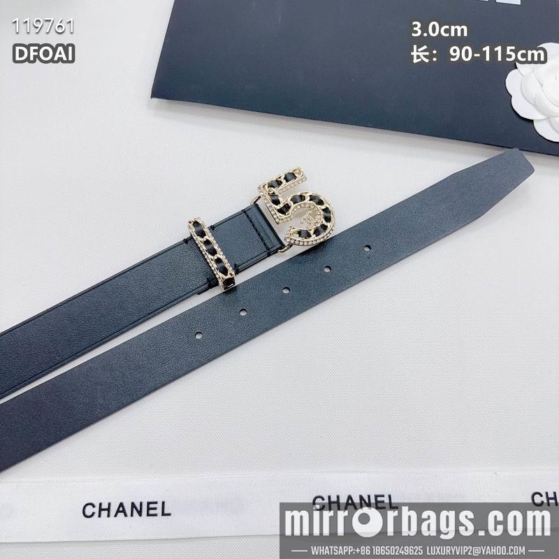 Chanel belt 30mmX90-115cm 8L040804