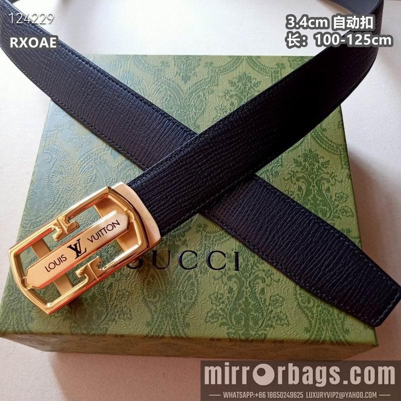 LV belt 34mmX100-125cm 8L31
