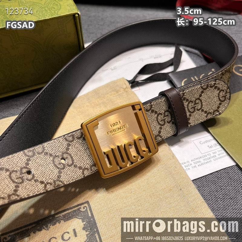 Gucci belt 35mmX95-125cm 8L06