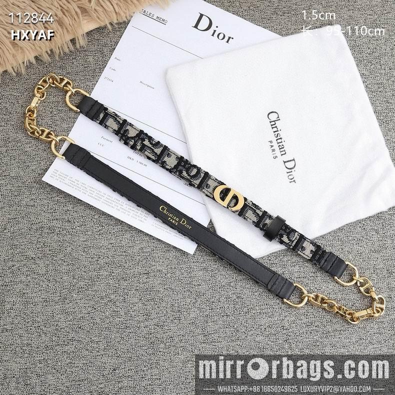 Dior belt 15mmX95-110cm 8L04