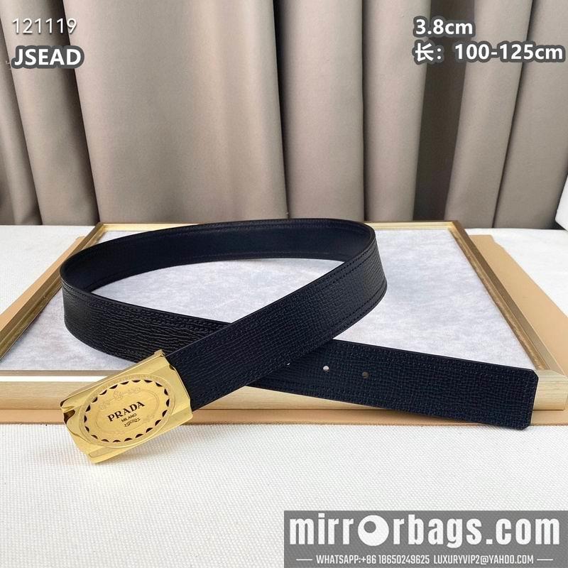 Prada belt 38mmX100-125cm 8L08