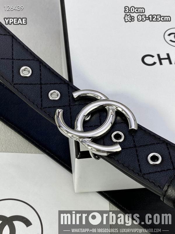 Chanel belt 30mmX95-125cm 8L23