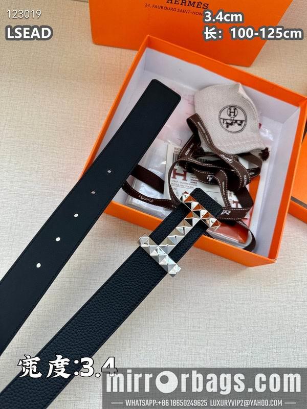 Hermes belt 34mmX100-125cm 8L06