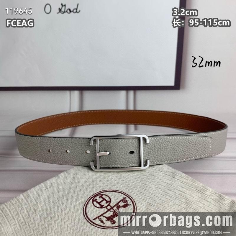 Hermes belt 32mmX95-115cm 8L040801