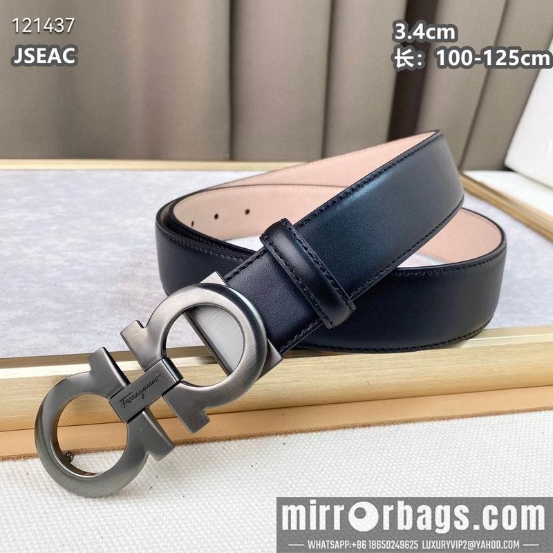 Ferragamo belt 34mmX100-125cm 8L09