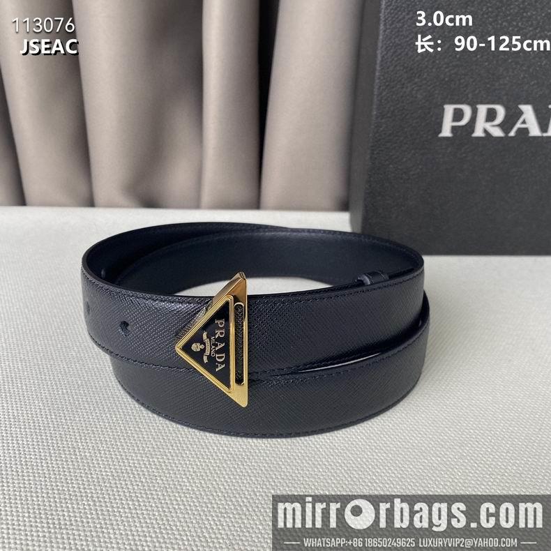 Prada belt 30mmX95-125cm 8L02