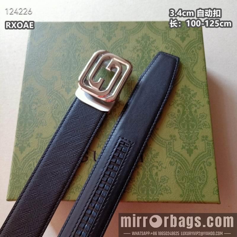 Gucci belt 34mmX100-125cm 8L21
