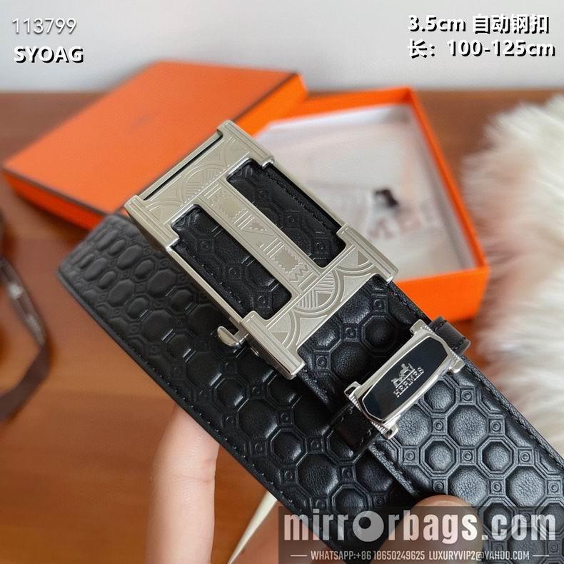 Hermes belt 自动钢扣35mmX100-125cm 8L082501
