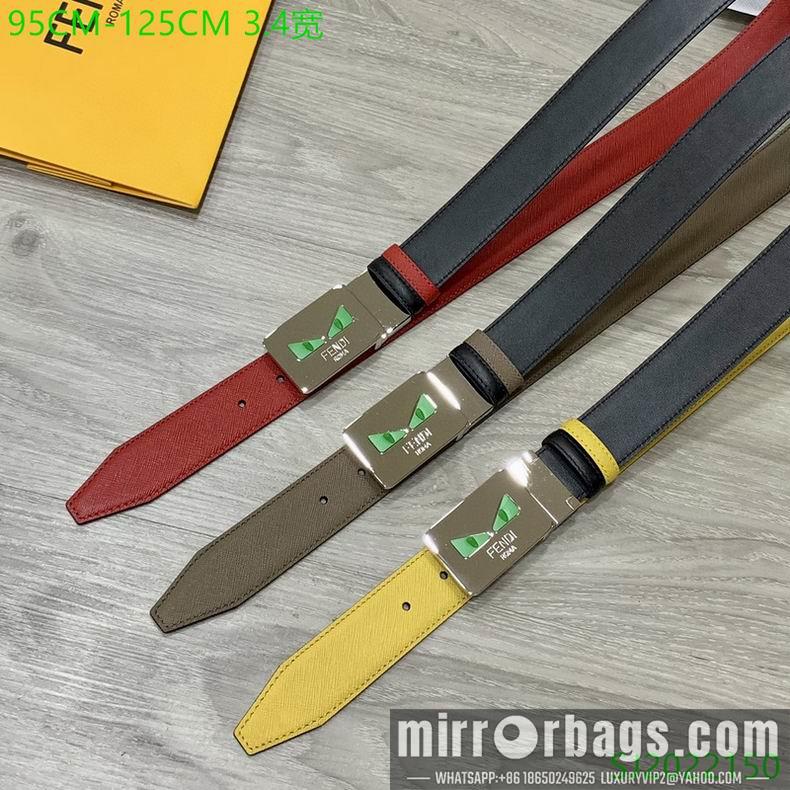 Fendi Belt 34mmX95-125cm 7D02
