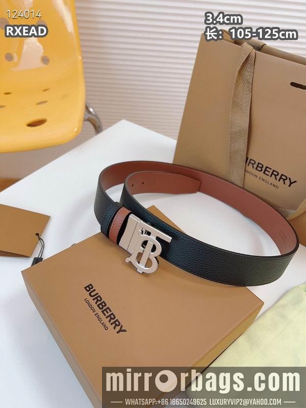 Burberry belt 34mmX105-125cm 8L07