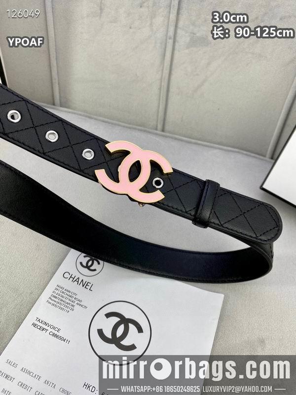 Chanel belt 30mmX90-125cm 8L12