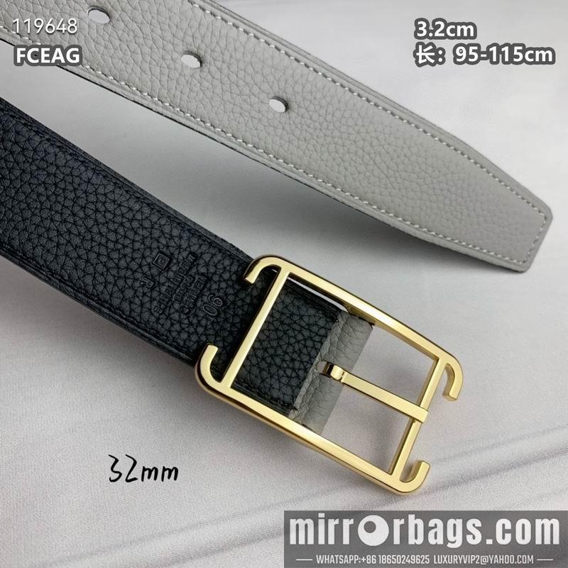 Hermes belt 32mmX95-115cm 8L040801