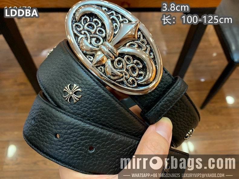Chrome Hearts belt 38mmX100-125cm 8L09