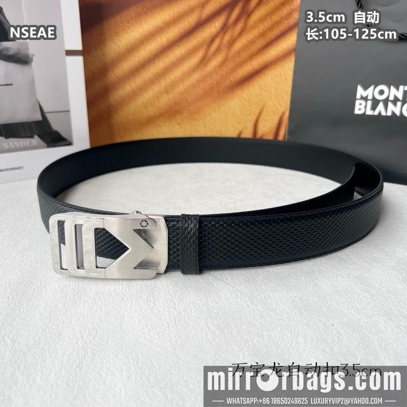Montlanc belt 35mmX100-125cm 8L72