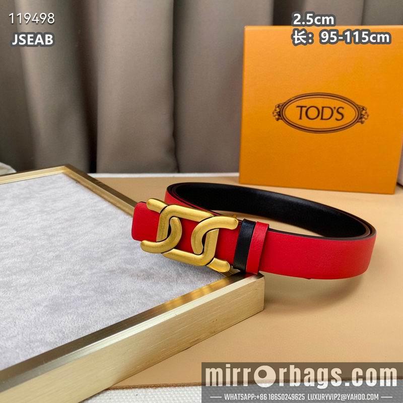 Tod's belt 25mmX95-115cm 8L040801