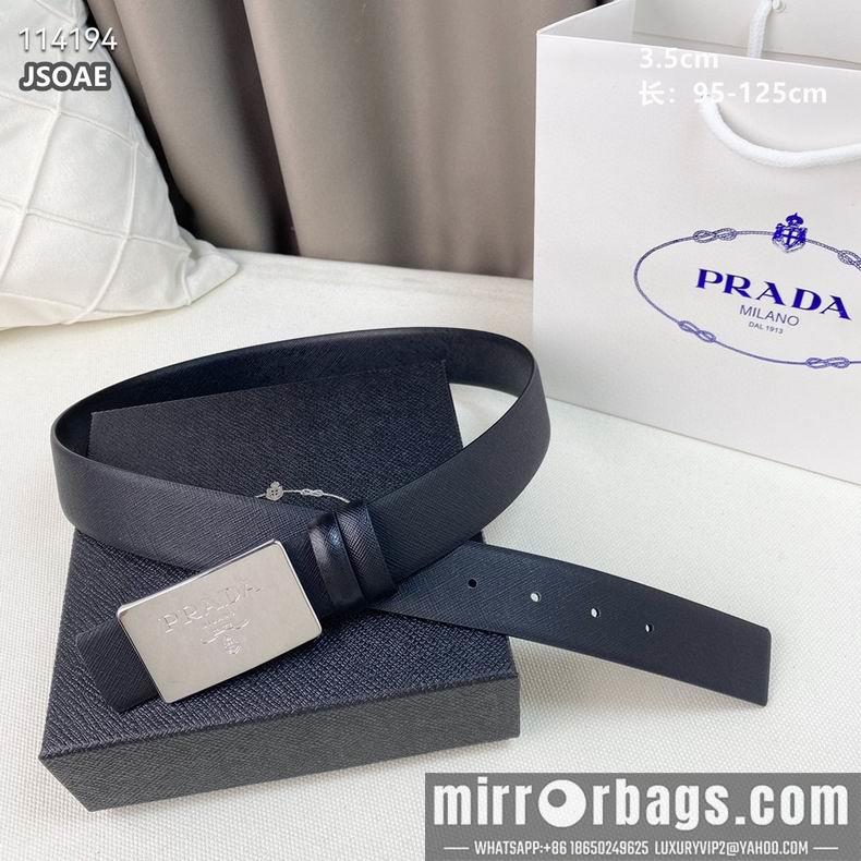 Prada belt 35mmX95-125CM 8L22