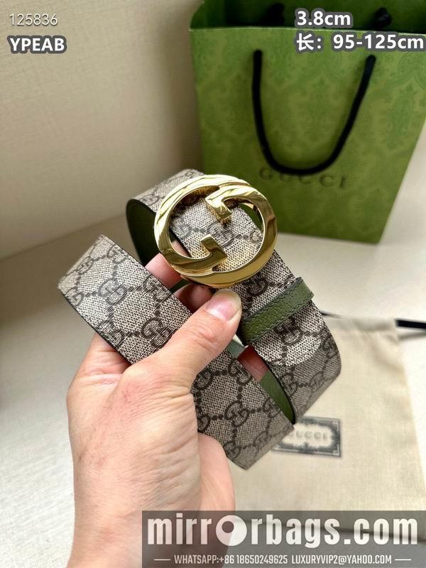 Gucci belt 38mmX95-125cm 8L08