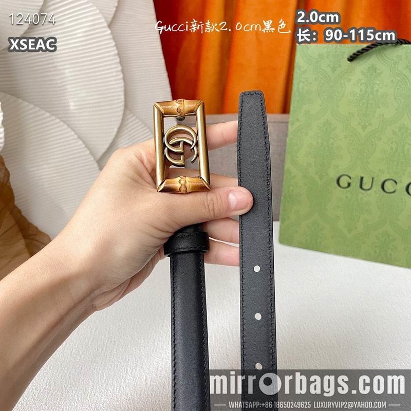 Gucci belt 20mmX90-115cm 8L19