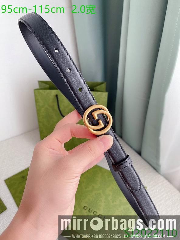 Gucci belt 20mmX95-115cm 7D01