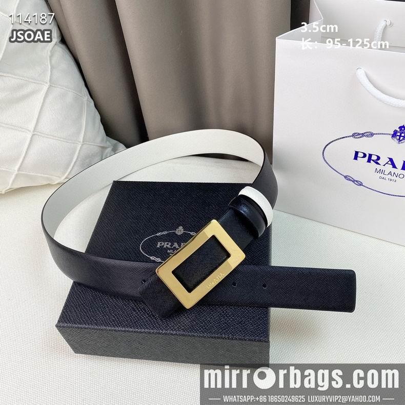 Prada belt 35mmX95-125CM 8L21