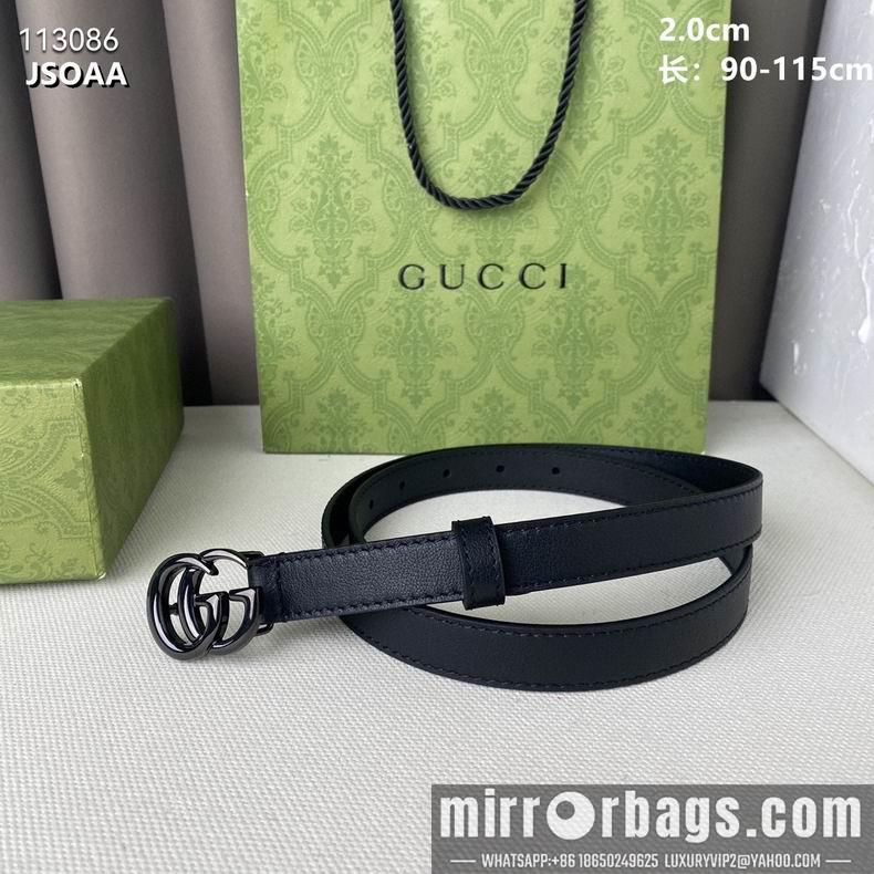 Gucci belt 20mmX90-115cm 8L14