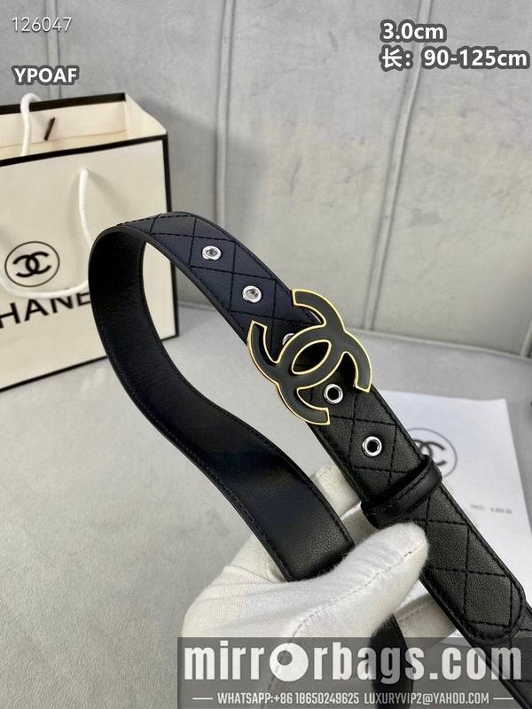 Chanel belt 30mmX90-125cm 8L12