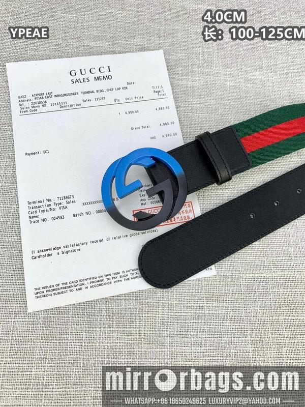 Gucci belt 40mmX100-125cm 8L135