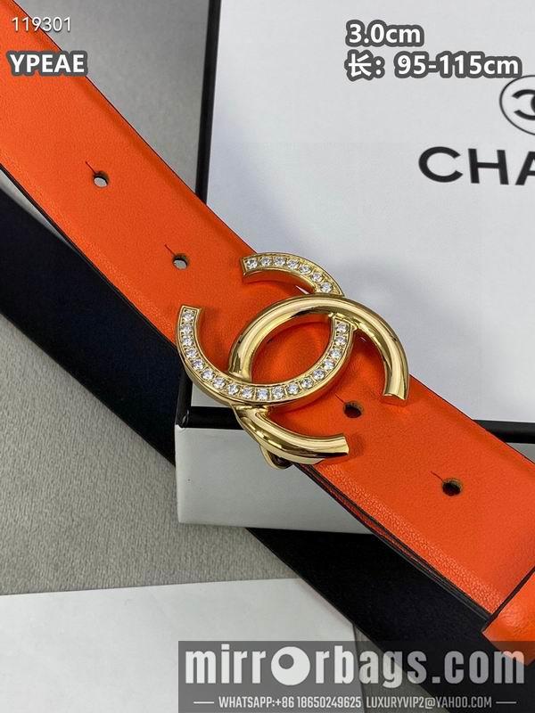 Chanel belt 30mmX95-115cm 8L040803