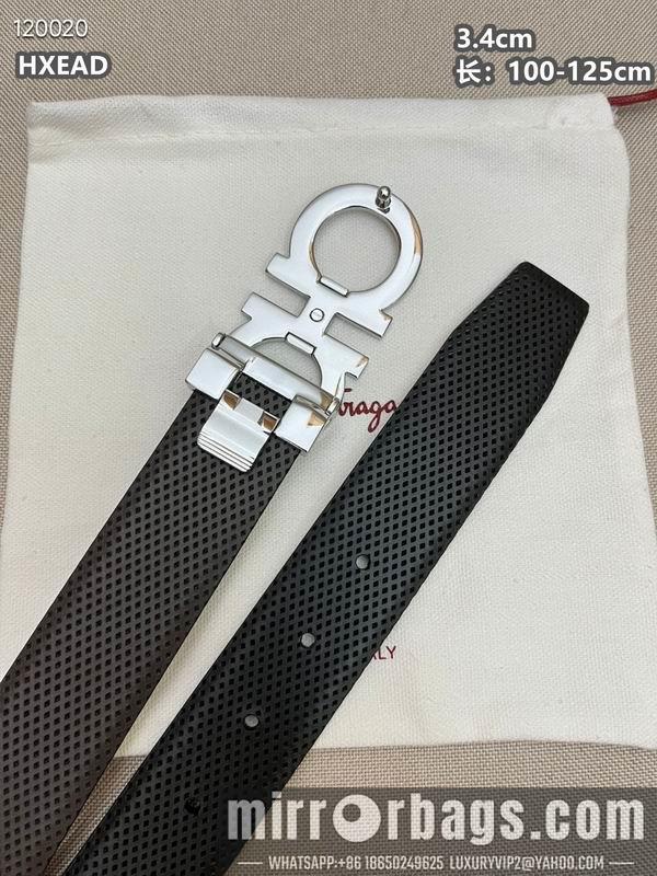 Ferragamo belt 34mmX100-125cm 8L01