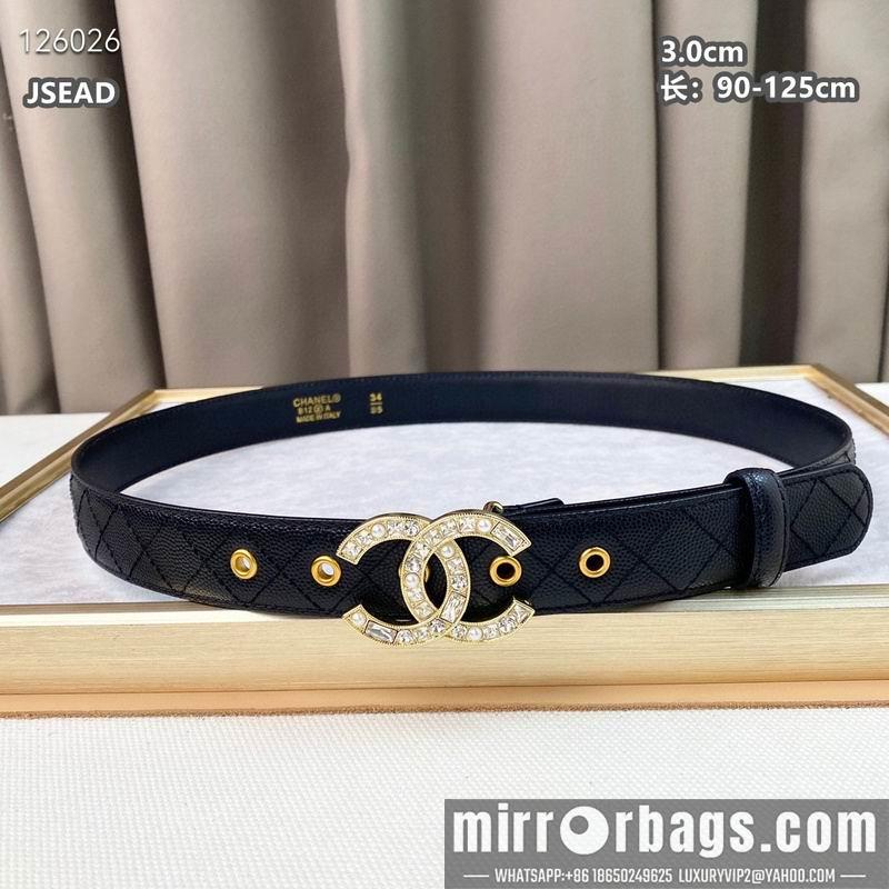 Chanel belt 30mmX90-125cm 8L14