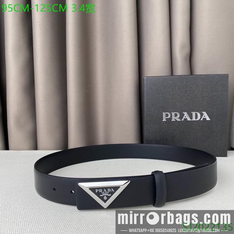 Prada Belt 34mmX95-125cm 7D04