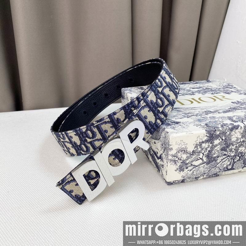 Dior belt 35mmX95-135cm 7D26