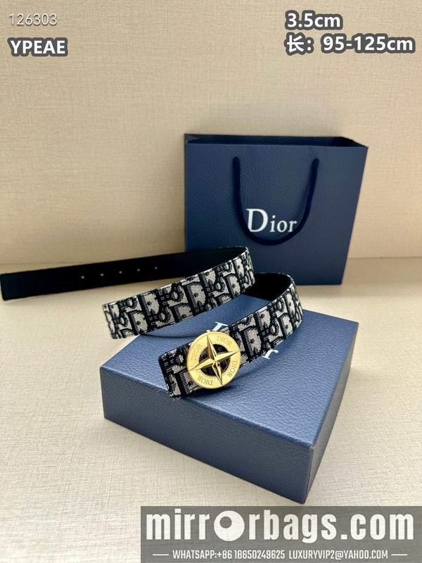 Dior belt 35mmX95-125cm 8L17