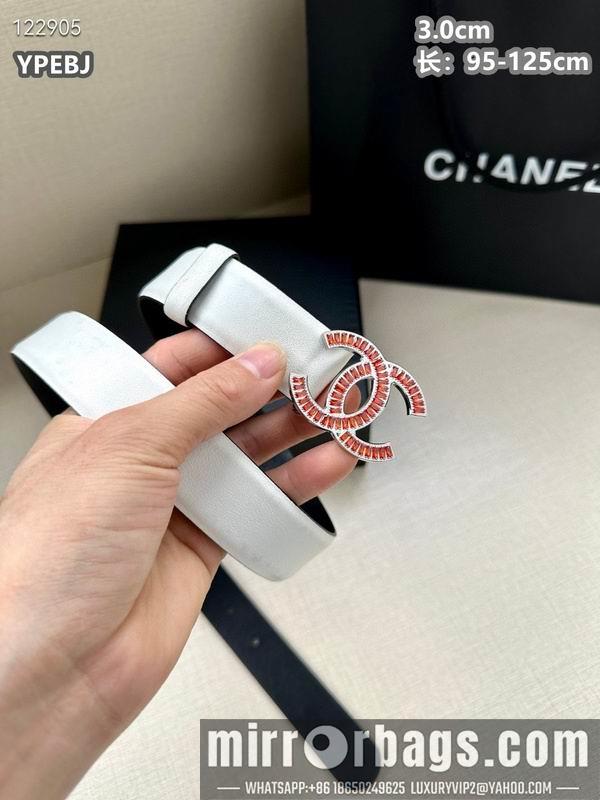 Chanel belt 30mmX95-125cm 8L26