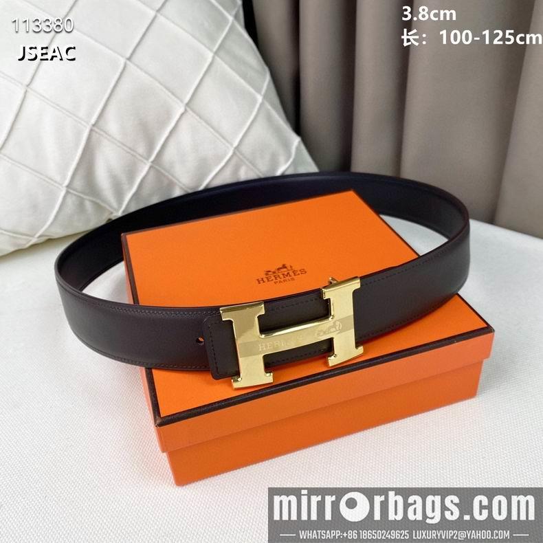 Hermes belt 38mmX100-125cm 8L082502