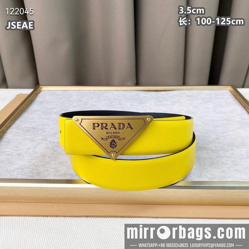 Prada belt 35mmX100-125cm 8L43