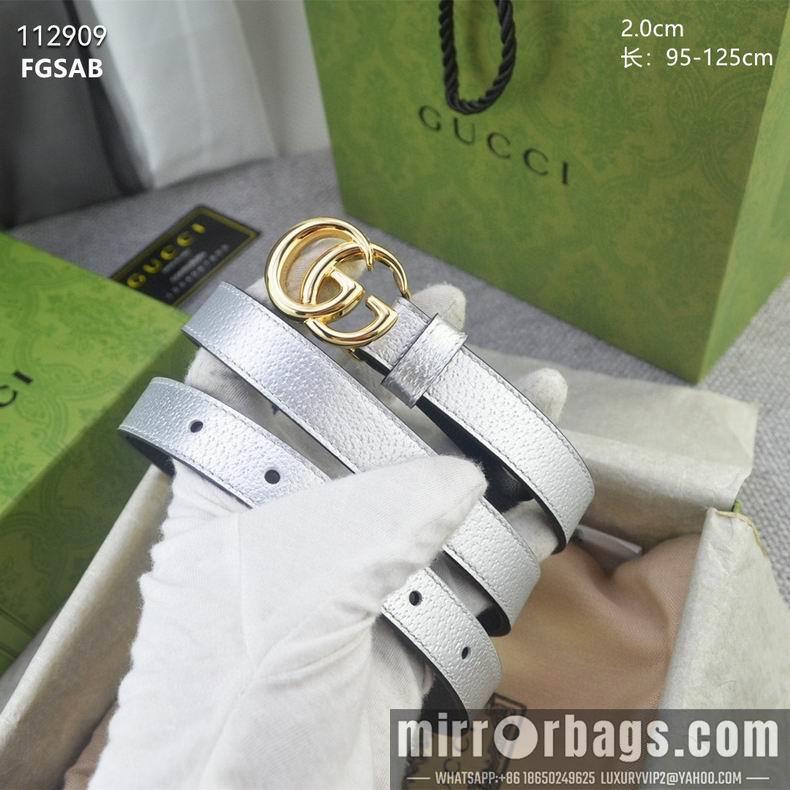Gucci belt 20mmX95-125cm 8L02