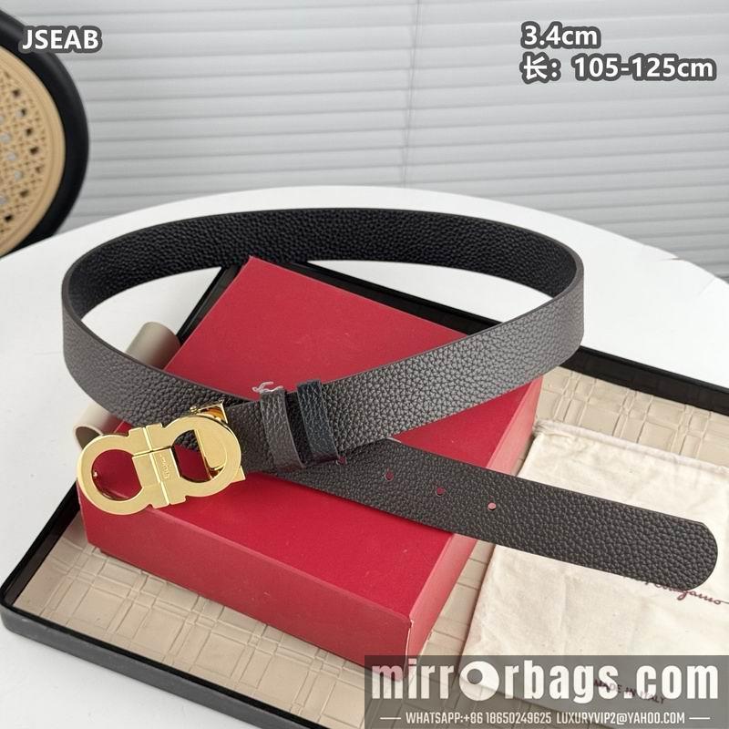 Ferragamo belt 34mmX105-125cm 8L10