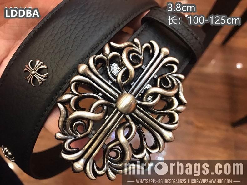Chrome Hearts belt 38mmX100-125cm 8L05