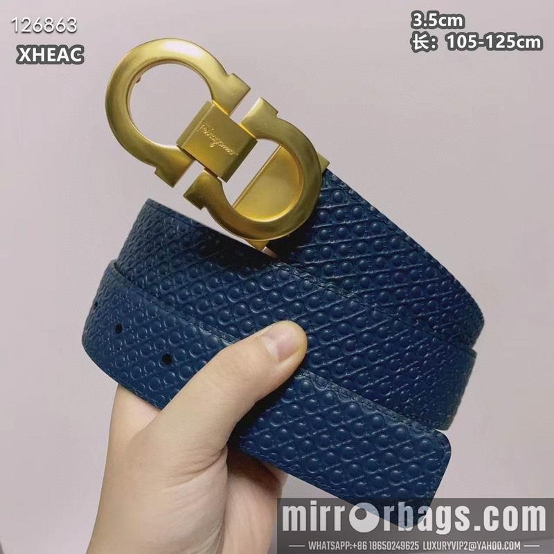 Ferragamo belt 35mmX105-125cm 8L101