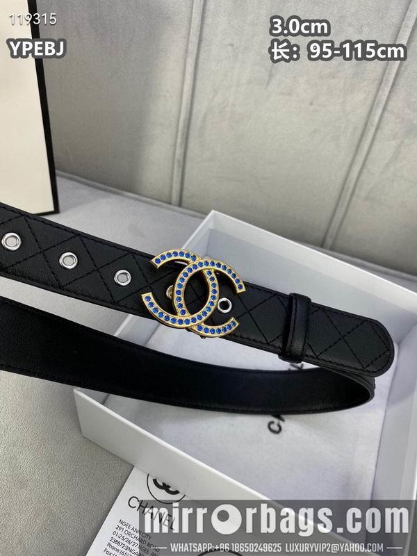 Chanel belt 30mmX95-115cm 8L040805