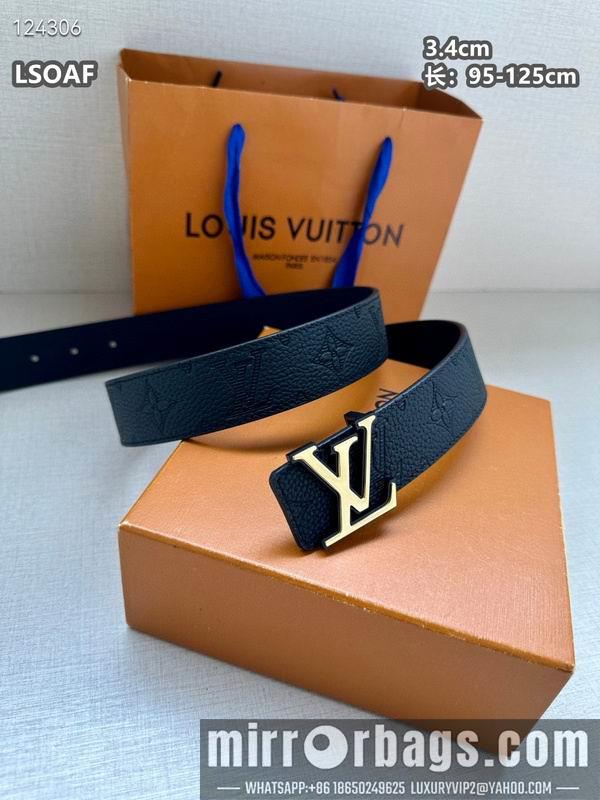 LV belt 34mmX95-125cm 8L25