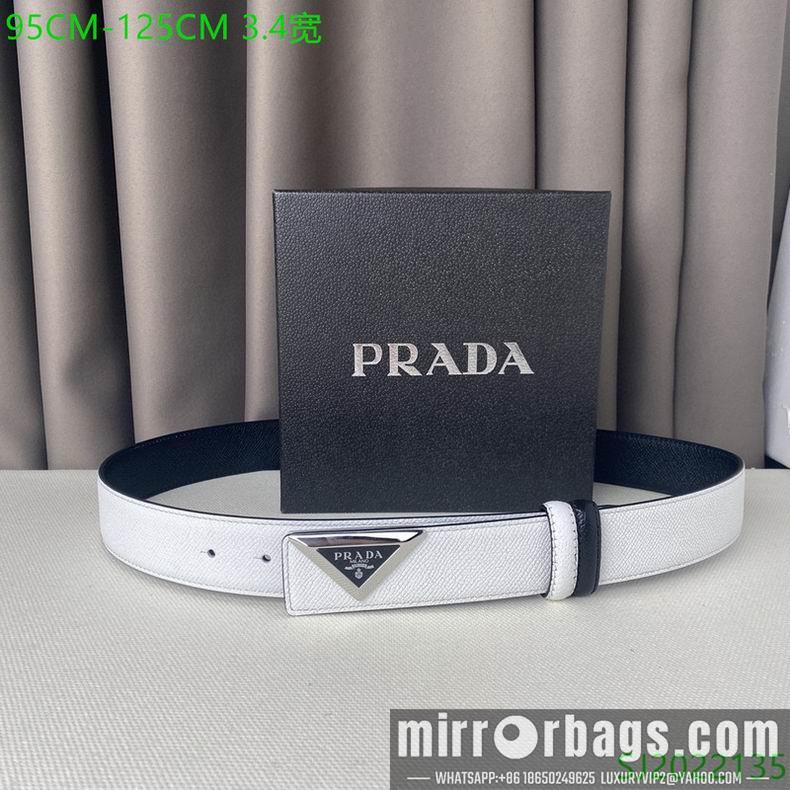 Prada Belt 34mmX95-125cm 7D02